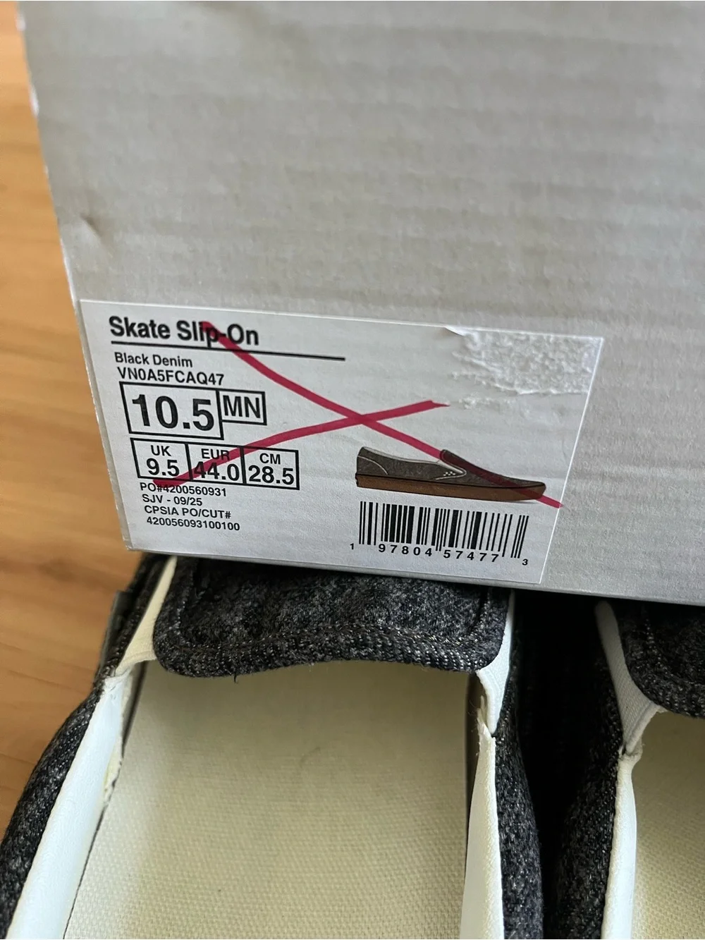 Vans brand new